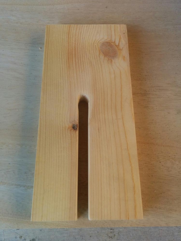 木材に溝を作る